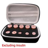 1-5ML Insulin Vial Storage Case 10 Slots Dust-proof Essential Oils Carrying Box EVA Waterproof Insulin Vial Protector Diabetics juoda