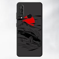 Cartoon Sunset Car Case for Huawei P30 P20 Pro P20 Lite 2018 P Smart 2019 P20 P40 Lite Funda Phone Cover Huawei P smart 2019