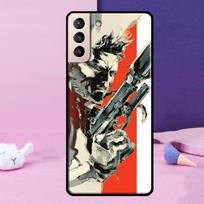 Metal Gear Solid Case For Samsung Galaxy S23 S22 Ultra S21 S20 FE Note 10 20 Ultra S8 S9 S10 Plus Cover For Galaxy S8
