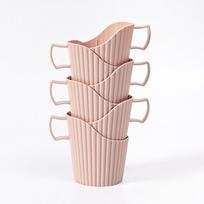 6pcs Disposable Paper Cup Holder Espresso Coffee Anti-scalding Multifunctional Multipurpose Office Household Sleeve Cup Cover