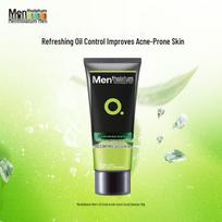 Mentholatum Men's Oil Control Anti-Acne Facial Cleanser Trial Pack