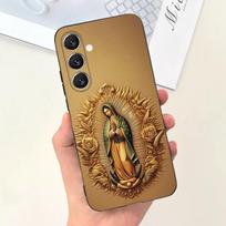 Virgin De GuadalupeS Phone Case For Samsung S25,S24,S21,S22,S23,S30,Ultra,S20,Plus,Fe,Lite,Note,10,9,5G Black Cover Samsung S105G