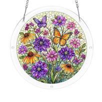 Acrylic Suncatcher Window Decoration Turtle Design 2D Layered Single 2mm Thickness Hanging Ornament Indoor Outdoor Use One Size
