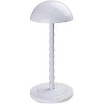 Wig Stands 14 Inches Plastic Wig Holder Portable Wig Stand For Styling Sturdy No Slip Hat Display Stand Easy Assembly White