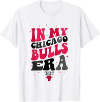 NBA in My Chicago Bulls Era Retro Wave Logo T-Shirt S įvairiaspalvis