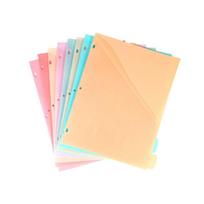 Colorful Planner Dividers Thick PP Sheets Easy Category Separation Ideal for Office School Supplies 1