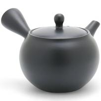 New Tea Tokoname Ceramic Mesh Teapot with Tea Made in Japan J-kitchens Pot, Ware, Strainer, 280cc,