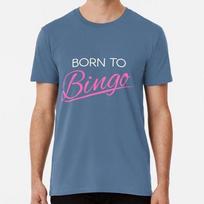 Born To Bingo Retro For Player Size S to 5XL Made in the USA T-shirt S