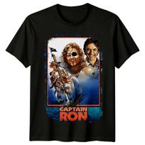 Captain Ron (1992) Movie Poster Inspired T-Shirt Retro 90s Tee Unisex S įvairiaspalvis