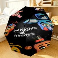 Five Nights Teddy Bear Umbrella 8-Frame for Travel, camping, Casual Lightweight Portable Umbrella, Essential for every family Holidays Birthday Gift