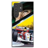 Coque - MANIACASE - Samsung Galaxy S23 Ultra - Silicone TPU - Noir - Ayrton Senna McLaren juoda