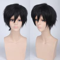 Išskirtinis Sword Art Online Kirito Cosplay Kostiumas Su Nuimamomis Rankovėmis Ir Tobulomis Siūlėmis Wig Only,30cm/11.81in
