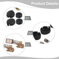 7pcs Carbon Brush Holder Kit For MAKITA BGA450‑BGA452 Grinder