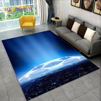 3D Animacinis Futbolo Plotas Kilimas, Kilimas Svetainei Miegamajam Sofai Žaidimų Kambariui Durų Kilimėlis Dekoras, Vaikų Žaidimų Neslystantis Grindų Kilimėlis 70x100cm(27x39in)