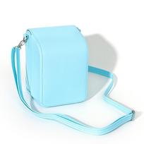 PU Leather Instant Film Camera Storage Bag Hard Shockproof Protective Cover Anti Scratch for  Now/Now+Gen2/3 mėlyna