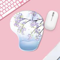 Marbled Texture Wrist Rest Mouse Pad Oil Painting Non Slip Gaming Mousepad Ergonomic Comfortable Office Accessories Universal