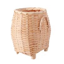 Creative Classical Bamboo Pen Holder Convenient Chinese Style Stationery Storage Tube Natural Elegant Bamboo Stick Tube Office
