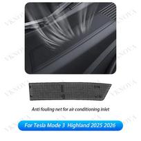 For Tesla Model 3 Highland 2025 2026 Lower Bumper Anti Insect Net Anti-dustproof Air Vent Grille Cover Insect-proof Front Inlet
