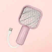 Summer New Usb Mosquito Swatter Trap Uv Light Mosquito Trap Portable Mosquito Killer Lamp For For Outdoor Picnic Camping Hotel rožinė