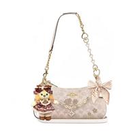COACH shoulder bag [Customized bag] Teri 24 classic presbyopic Logo zipper closure, pendant, scarf, bow, printing Nine branch lantern basic model balta
