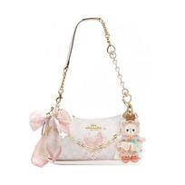 COACH shoulder bag [Customized bag] Teri 25 brand micro-label detachable strap bow silk scarf extension chain printed Xianyunluo basic model balta