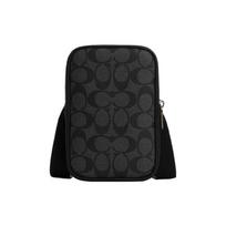 COACH crossbody bag Aden 12 classic presbyopic zipper opening and closing compartment hardware buckle multi-function pocket PVC cowhide leather camera juoda