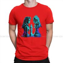 ZX Chess Chess Game Pieces Tshirt Graphic Men Tops Vintage Homme Summer Clothing Cotton Harajuku T Shirt S