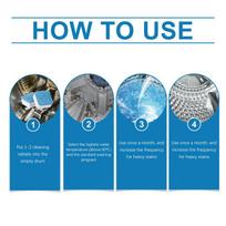 Washing machine cleaning tablets for daily maintenance, cleaning the washing machine drum, removing stains, scale, and odors. one size