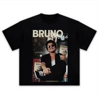 Singer Bruno Mars Portrait Graphics 100Cotton Tshirt Men 2026 New Summer Hip Hop Unisex Short Harajuku Y2k Top S