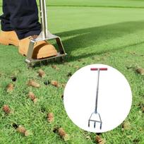 Lawn Aerator Tool Manual Aerator, Care Soil Loosening, Heavy Duty Maintenance Agriculture Easy