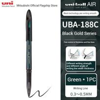 Japanese Stationery Uni Gel Ink Pen Uni-ball AIR UBA-188 0.5mm Ballpiont Pen Back To School Quick Dry Office Stationery Supplies (as the picture,black)