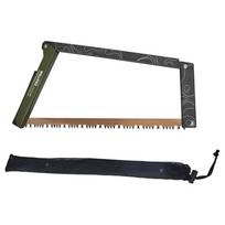 Folding Saw with Storage Bag Multifunctional Handsaw Camping Foldable Hand Saw Outdoor Hiking Survival Tools žalia