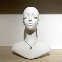 Mannequin Head Manikin Wig Display Stand Female Rack Holder for Barber Shop Necklaces Scarf
