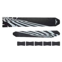 1Set Black Bicycle Chain Protective Sticker MTB Bike Frame Sticker Bottom Frame Anti-scratch Chain Guards Decals Accessories