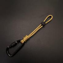 New Portable Paracord Keychain Lanyard Multifunctional 18cm Outdoor Water Bottle Buckle Hook Creative EDC Quick Hanging Buckle chaki