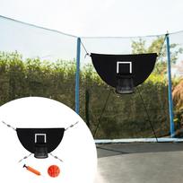 Mini Trampoline Basketball Hoop for Kids Rack with and Pump Outside