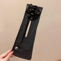 Hair Bun Maker Big Camellia Flower Flexible Donut Bun Lazy Curler Clips French Twist Hair Tie Hair Styling Accessories juoda