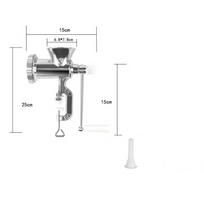 Adjustable Meat Mincer Grinder Hand Operated Heavy Duty Sausage Filler Multi-function Aluminum Alloy Filling Machine Household