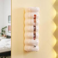 Magnetic Lid Storage Box Wall Mounted Underwear Organizer No Drilling Required Dustproof Socks and Lingerie Holder Bedroom Storage Solution one size smėlis