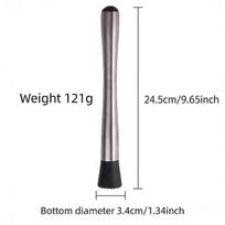 Stainless Steel Ice Cocktail Crushed Cocktail Popsicle Mash Juice Stick Ice Hammer Bar Tool Lemon Hammer Press