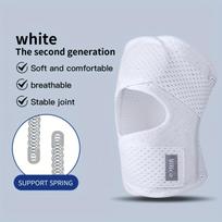 Elastic Strap Sports Knee Brace, Unisex Breathable Polyester Knee Support for Fitness Basketball, Ideal for All Kinds of  Sports 2XL balta