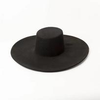Retro prabangi klasikinė veltinio džiazo skrybėlė Fedora dideliu kraštu Panama moterims vyrams juoda ruda aukšta skrybėlė moteriška vintažinė skrybėlė 100% vilnos kepurė black