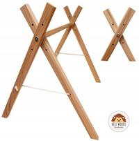 Stojak Edukacyjny Baby Gym Bukowy Regulacja Wysokości Heli Woodi Producent