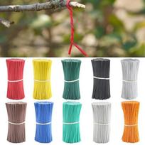 1000PCS 10cm Gardening Cable Ties Iron Wire Twist Tie for Flower Plant Climbing Vines Multifunction Coated Fix Strings juoda