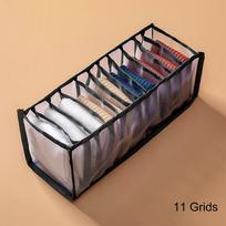 Stalčių skirtukas Namai Bendrabutis Apatinis trikotažas Liemenėlė Kojinės Kelnaitės Laikymo dėžės Namų organizavimas Namų saugojimas 11 grid Gray
