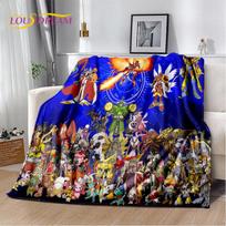 Digimon Adventure Monster Cartoon Soft Plush Blanket,Flannel Blanket Throw Blanket for Living Room Bedroom Bed Sofa Picnic Kids 30x40in