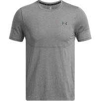 Under Armour Ua Vanish Elite Besiūliai Patogūs Apvalia Kaklo Iš Daugkartinio Naudojimo Medžiagos Greitai Džiūstanti Laisvalaikio Trumpomis Rankovėmis Marškinėliai Vyriški Viršutiniai Drabužiai Rino-Pilka 1376781-025 XL gray