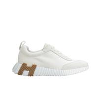 (w) Hermes Bouncing Sneaker Tinklelis Suede Ožkos Oda & Blanc 35.5W