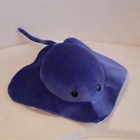 Cute Smiling Face Ray Manta Manta Ray Doll Ocean Series Plush Toy Children Comfort Dolls Gifts for Boys and Girls 52cm 0.25kg