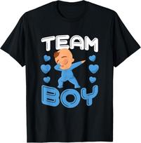 Šauni komandos berniuko lyties atskleidimo dabbing balta kūdikio marškinėliai  Tai berniukas 4XL